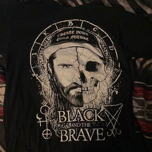 Black craft tee